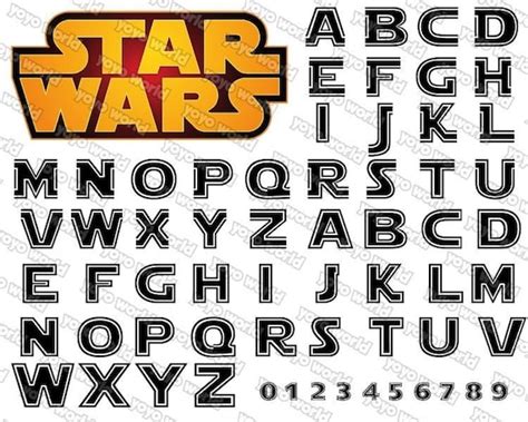 what font is closest to star wars.